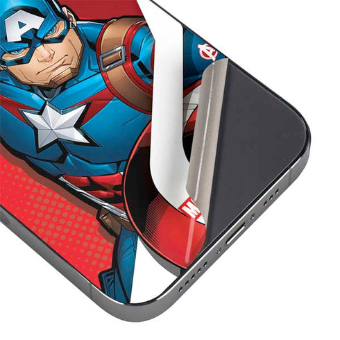 Marvel Captain America Action Pose iPhone 14 Pro Skin